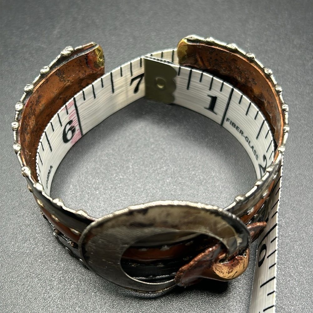 Creative Copper Brass Copper Cuff Bracelet - Picture 7 of 9